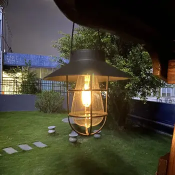 Vintage Solar Garden Lantern 1