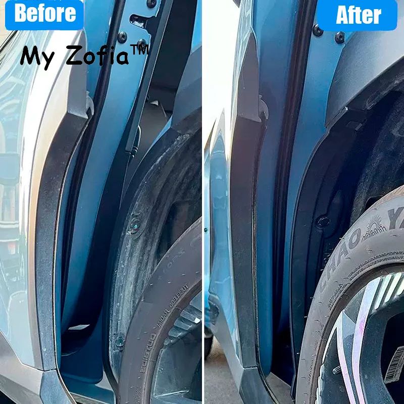 Geely Cityray 2024 2025 보이 쿨 휠 머드 가드 펜더 플레어 머드플랩 TPE 보호대 자동차 액세서리