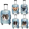 Lovely Cowboy Cat / Dog Print Luggage Cover 18-32 Inch Trolley Case Bag  Suitcase Protective Covers for Travel Accessories 1