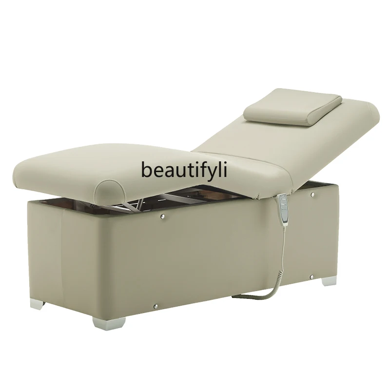 Electric Beauty Bed Lifting Massage Couch Multifunctional Micro Plastic Injection Bed Traditional Chinese Medicine Physiotherapy electric lifting and foldable physiotherapy massage massage couch