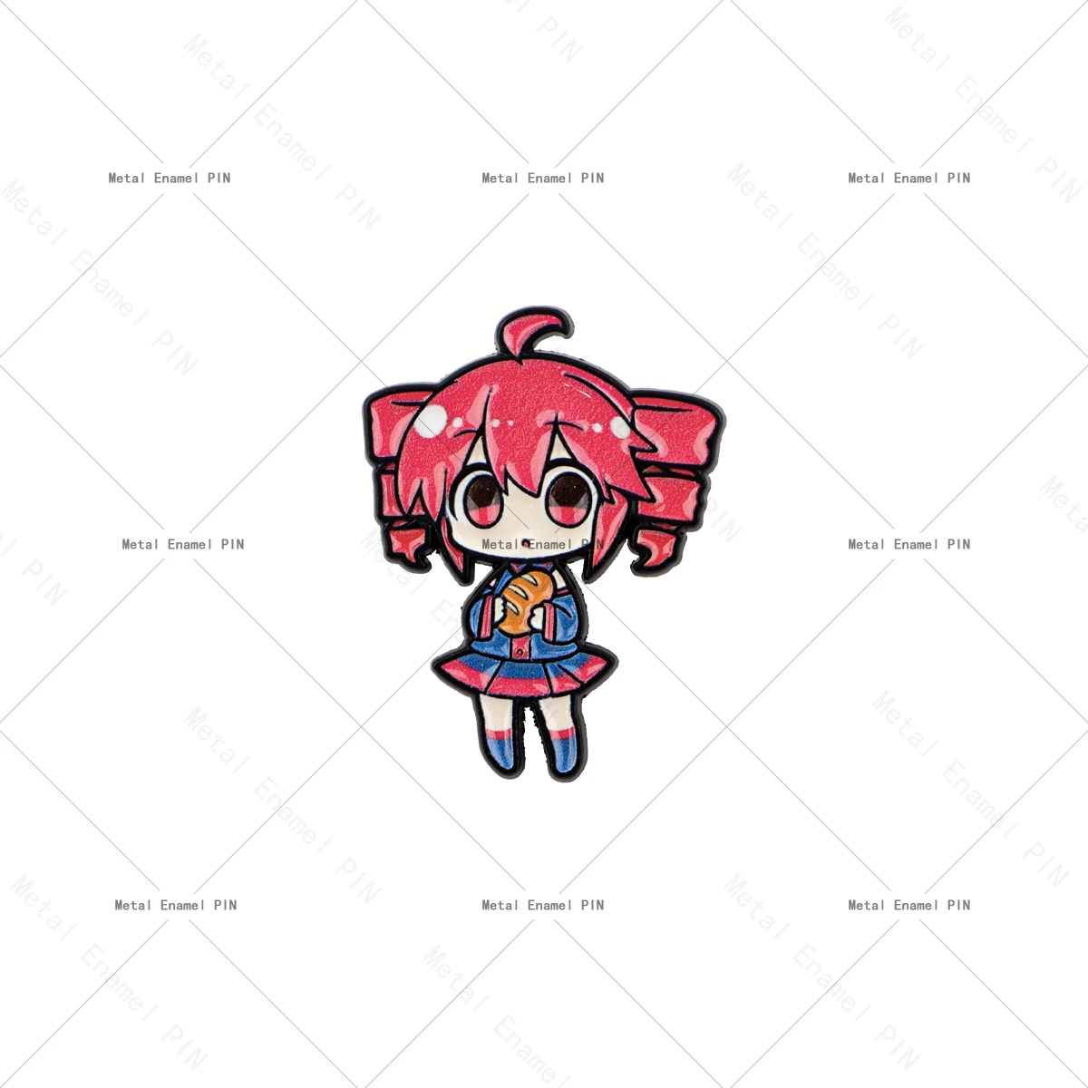 Chic Singer Girl Enamel Pin - Cute Fashion Accessory for Backpacks, Clothes & Gifts