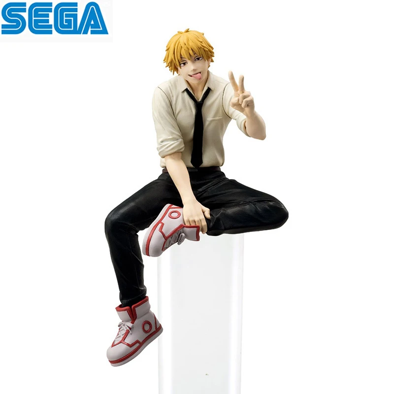 

Original SEGA PM Perching Chainsaw Man Denji Anime Figure Collectible Action Model Toys For Boy Gift