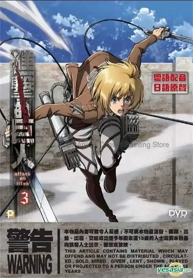 Anime Attack on Titan Final Season Aesthetic Canvas Art