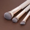 Maange 3Pcs Makeup Brushes + 2Pcs Triangle Powder Puff Set Concealer Eye Shadow Makeup Brush Blending Cosmetic Beauty Tools 2