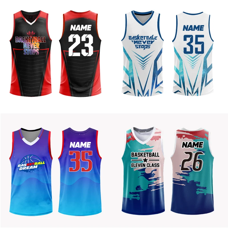 Custom Designs Unique Color Numbers Basketball Jersey Sublimation  Breathable Men Women Basketball Uniform - China Team Basketball Uniform and  Men Basketball Jersey Set price