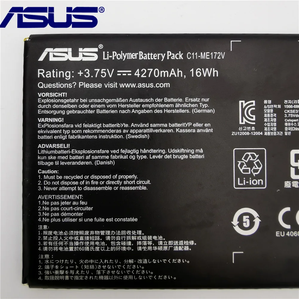 Original ASUS C11-ME172V Tablet PC Battery For ASUS MeMoPad K0W 