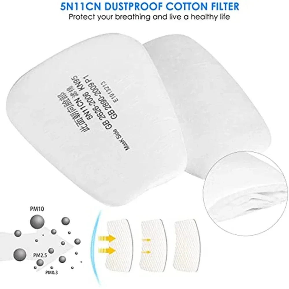 Electrostatic Dust Filter for Respirator Gas Mask - Ideal for Painting and Spraying