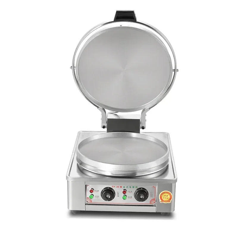220v 3KW Pancake Machine Stainless Steel Double Heating Frying Machine For Dumpling Fryer Automatic Constant Temperature