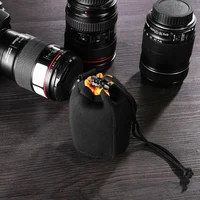 Camera Lens Pouch Bag Neoprene Waterproof Soft Video Camera Lens Pouch Bag Case For Canon Sony for Most Digital SLR Camera - Image 4