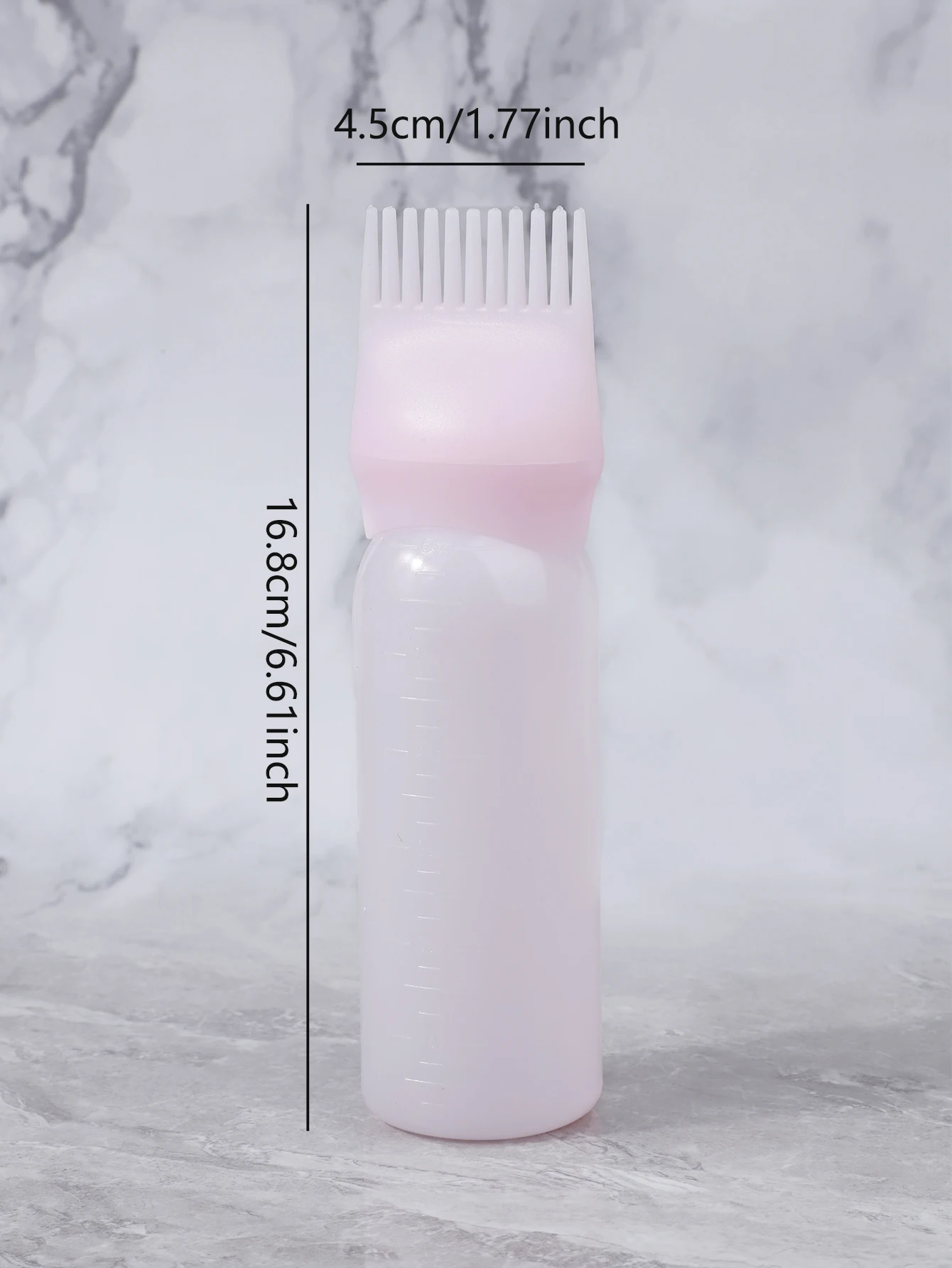 Hair Dye Refillable Bottle Applicator Comb Multicolor Plastic Dispensing Salon Oil Hair Coloring Hairdressing Styling Tool