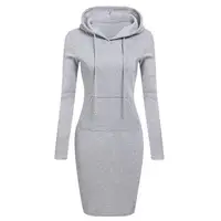 Ladies Dress Autumn Women Hooded Dresses Hoodies Women Sweatshirts Women Hoodies Dress Tops Ladies Clothing 4