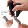 Professional Pedicure Tool Large Secondary Opening Elbow Nail Clippers High Hardness Steel Fingers Nail Clippers 5