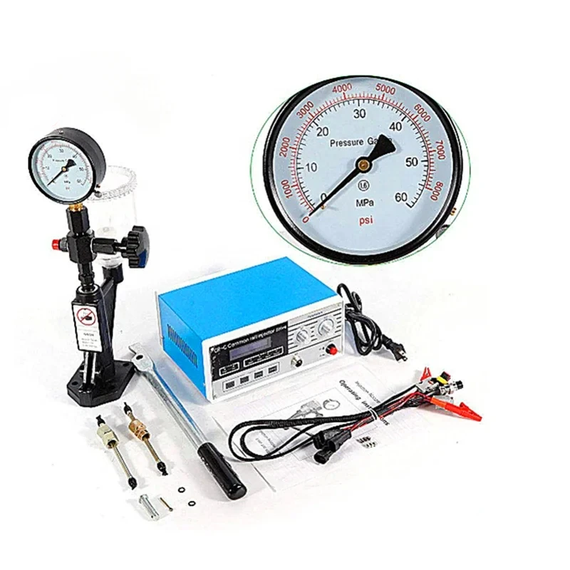 

CR-C multifunction diesel common rail diesel fuel injector tester+S60H Nozzle Validator Set equipment Tester