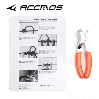 Pinze per anelli a D per accessori da tiro con l'arco, attrezzo per l'installazione di anelli a D per corde di arco, per tiro con l'arco compound e caccia