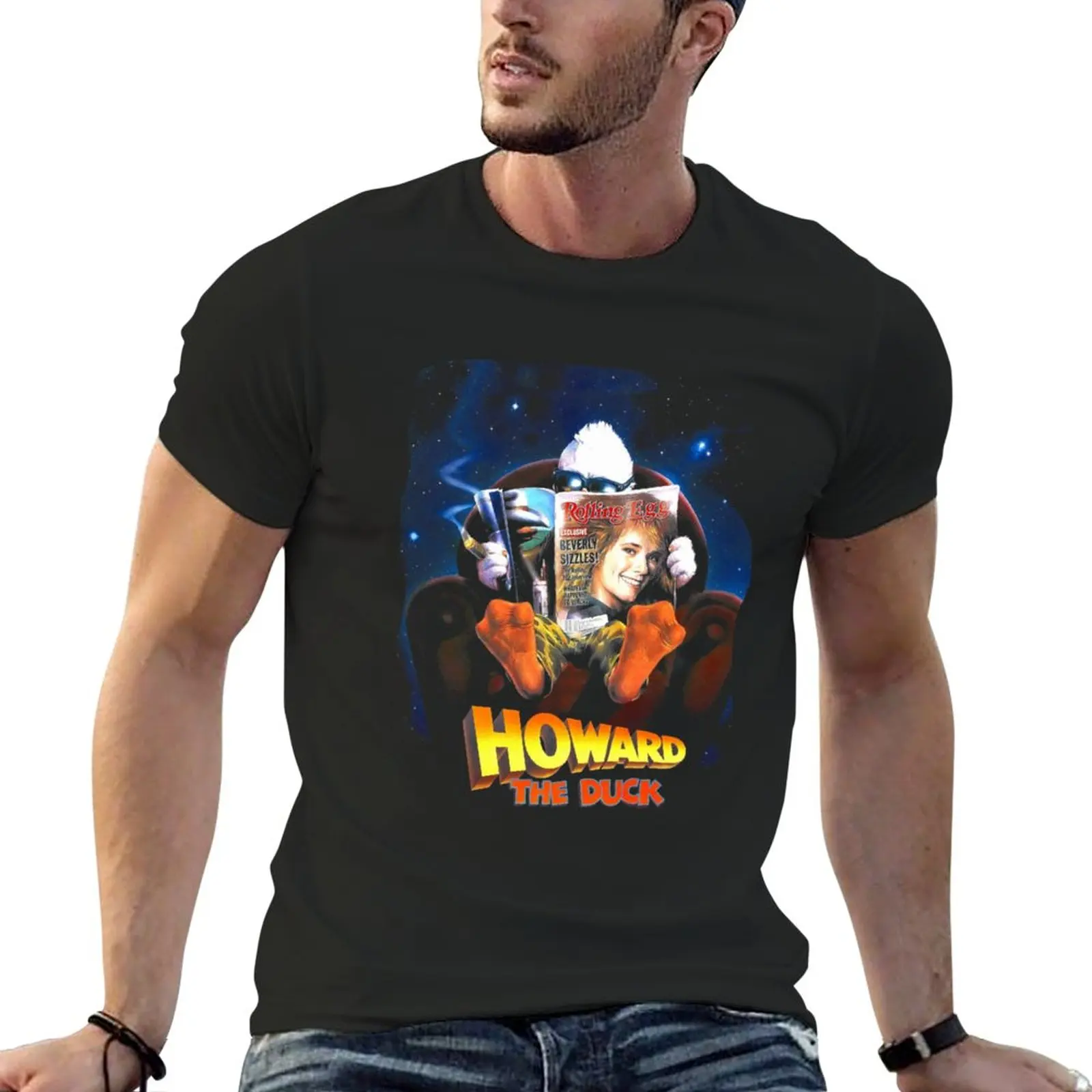 

New Howard The Duck T-Shirt funny t shirts Short sleeve t shirt men