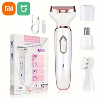 Xiaomi 4 In 1 Electric Lady Shaver Body Hair Removal Epilator Painless Cordless Trimmer Razor Gifts For Women 2024 1
