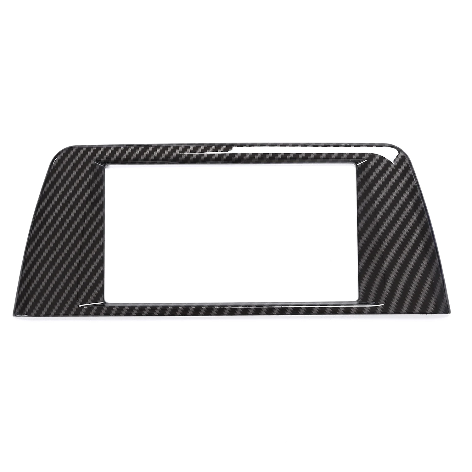 

Carbon Fiber Style Abs Chrome Center Central Navigation Panel Frame Cover Trim Sticker For Bmw X1 F48 2016 2017 Car