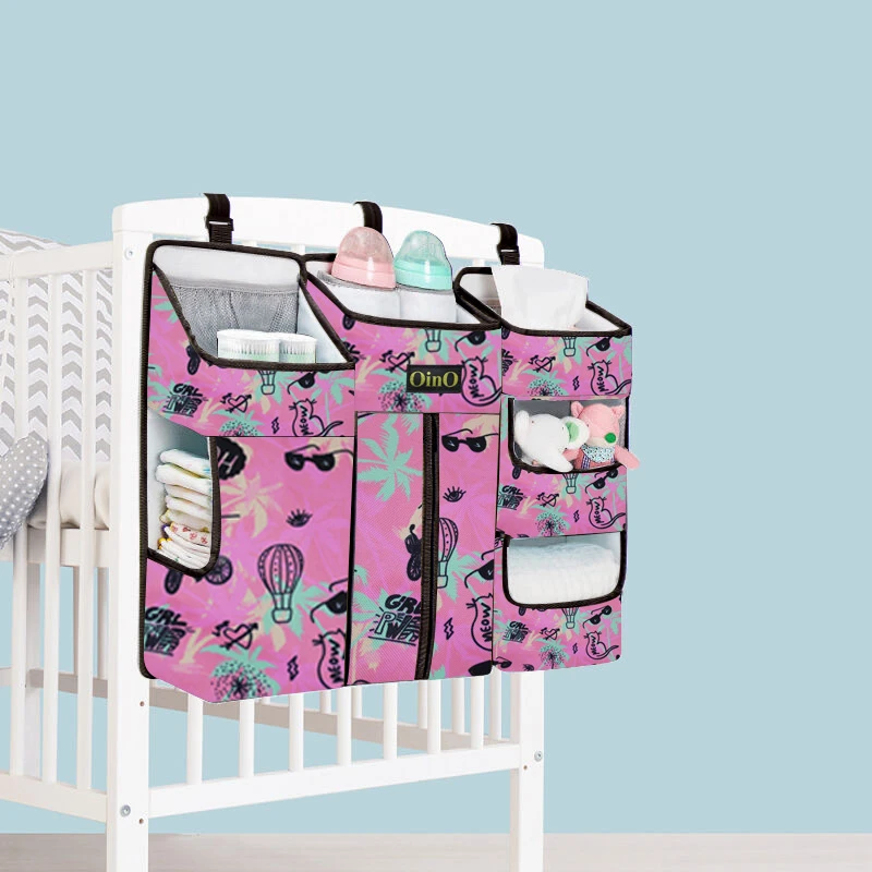 bedspread Baby Care Bed Hanging Bag Newborn Crib Diaper Storage Bags Folding Organizer Infant Bedding Feeding Bottle Paper Nursing Bags down comforter