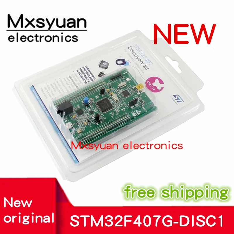 1 шт./партия, новинка 100%, оригинальная флэш-память STM32F4DISCOVERY, 1 Мб, 192 КБ ОЗУ, STM32F407VGT6 Mxsyuan