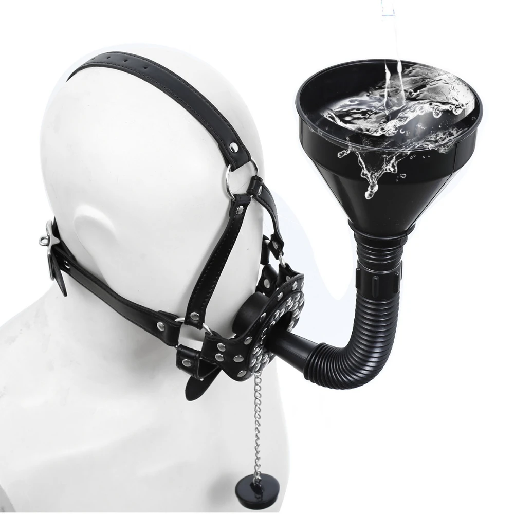 BDSM Mouth Gag Sex pis boca Toys Dog Piss Slave piss mask Water Spice