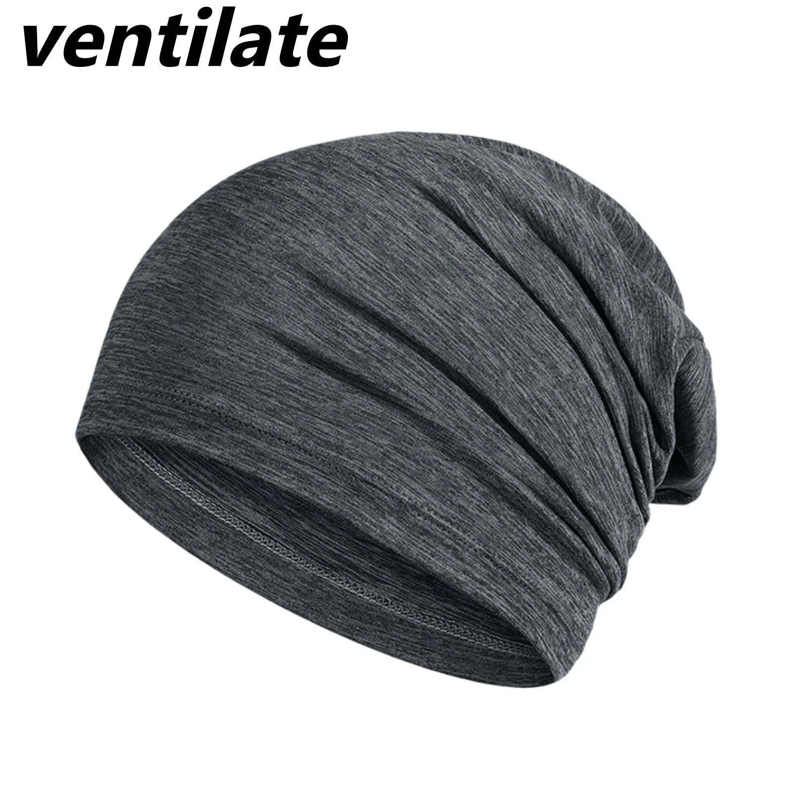 Solid Color Unisex Slouchy Beanie - Lightweight Hip-Hop Cotton Cap