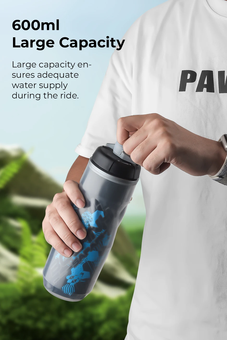 Description Picture 5 of itemBolany Bicycle Water Bottle 600ml Light Mountain Bottle PP5 Heat - And Ice-protected Outdoor Sports Cup Cycling Equipment