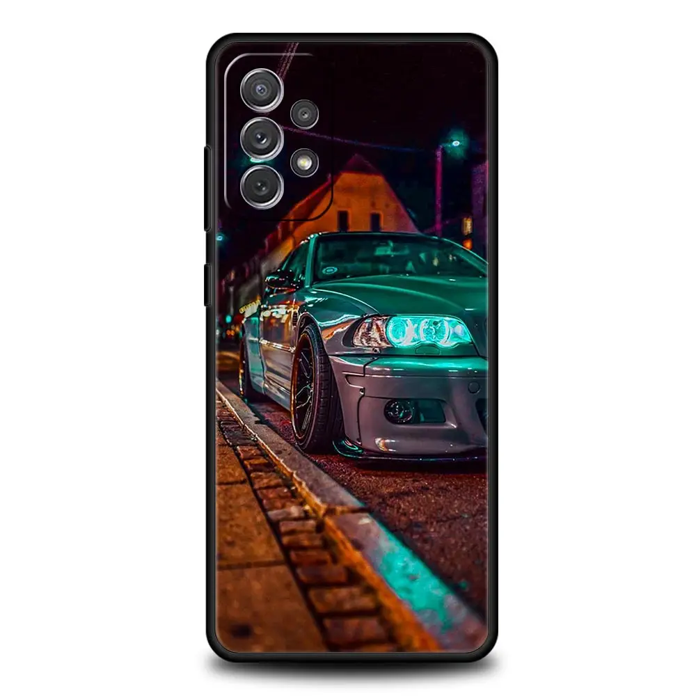 JDM Sport Car Design Phone Case - Blue and Red Duo Tone Cover