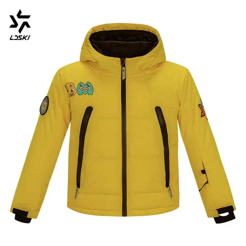 LDSKISkiJacketsKidsSnowproofHemHoodedThermalClothing