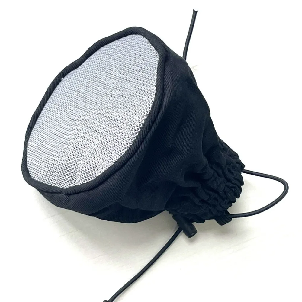 Soft Hair Dryer Diffuser Cover Universal Cloth Hair Dryer Diffuser Storage Bag with Elastic Band Foldable Diffuser Sleeve