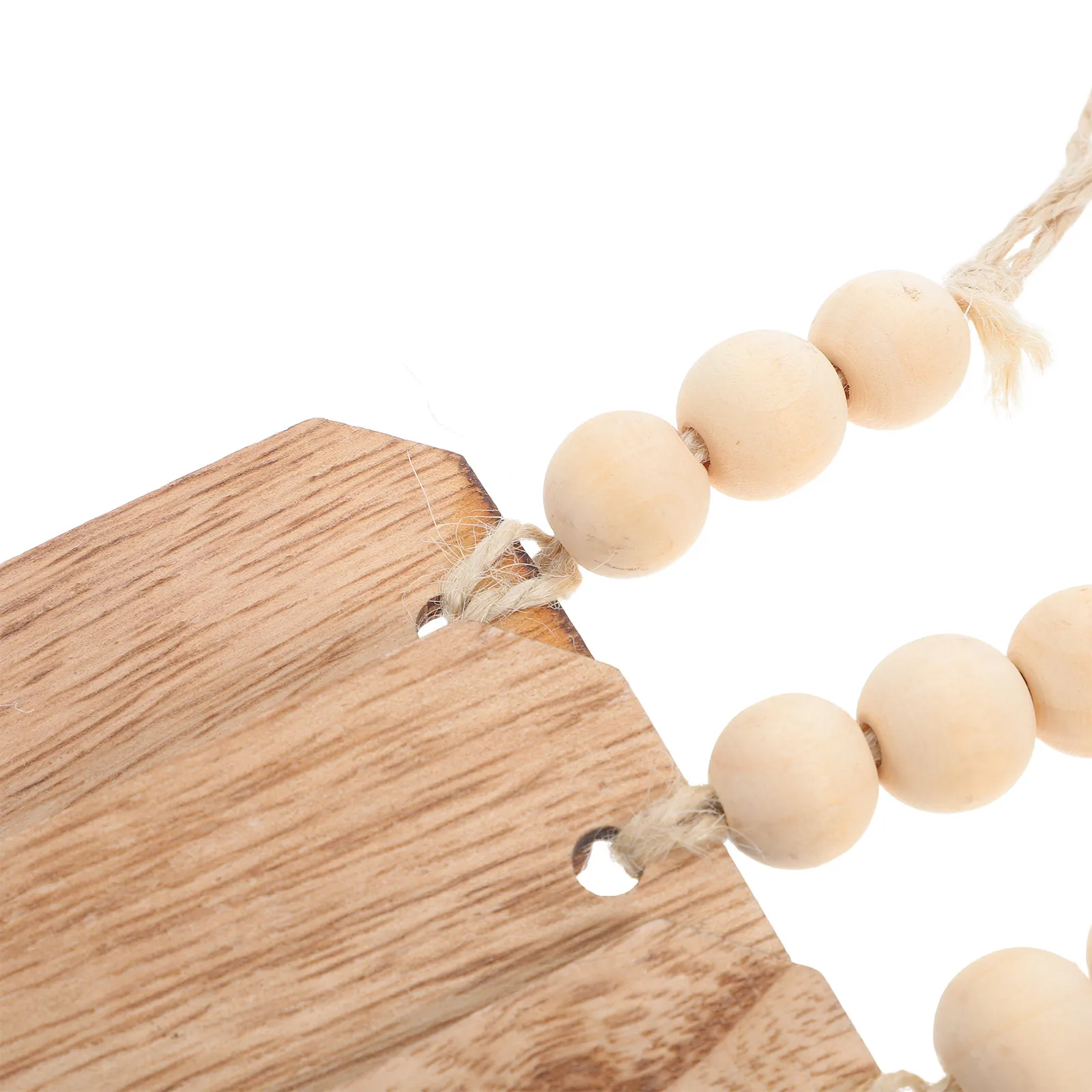 10개 나무 스토킹 태그 크리스마스 스토킹 이름표 빵 끈 포함 소박한 농가풍 걸이형 미완성 나무 조각