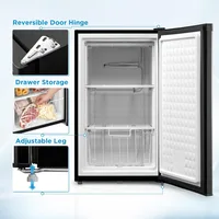 MRU03M2ABB Upright Freezer Large Black, 3.0 Cubic Feet 2