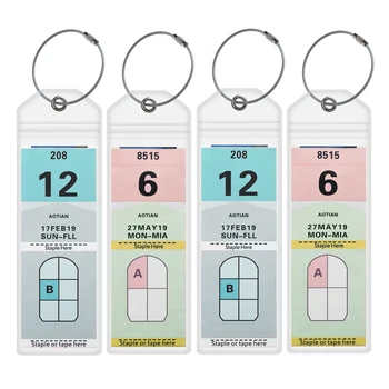 4 Pieces Cruise Tags for Luggage 1