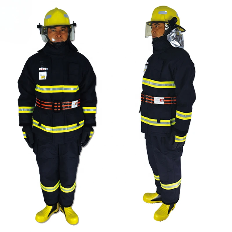 Aramid Fire Protection Flame proof wholesale  retardant fighter Suits fire fighting suits fireman