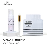 GLAMLASH  5Pcs 5ml Eyelash Foam Cleanser For Lash Extension Shampoo Concentrated With Empty Bottle 1