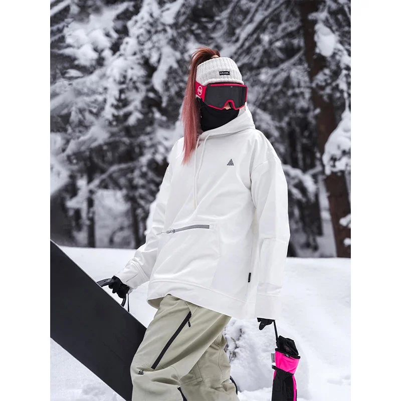 Ski Suit Hoodie Snowboard Jacket Waterproof Windproof Winter Outdoor Sports Clothing