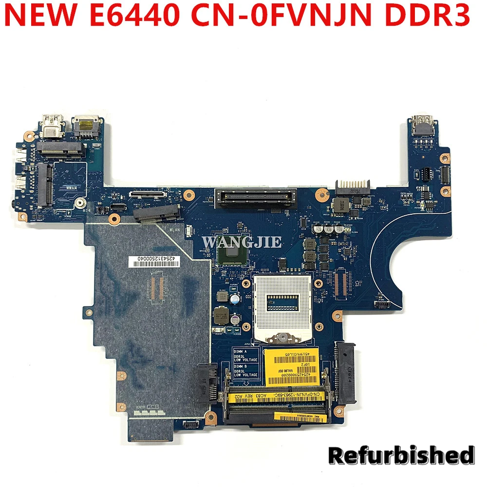 Remodelado para Dell Latitude E6440 6440 Hm87 Computador Portátil Mainboard Cn0fvnjn 0fvnjn Val90 La-9931p Placa-mãe Sr17c