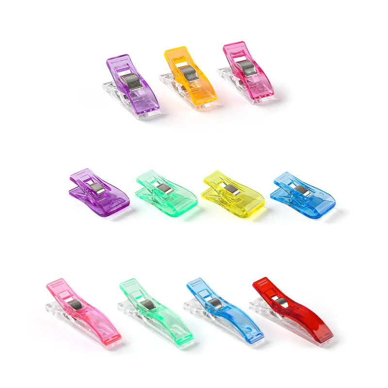Random Color Sewing Clips for Fabric and Quilting, Embroidery