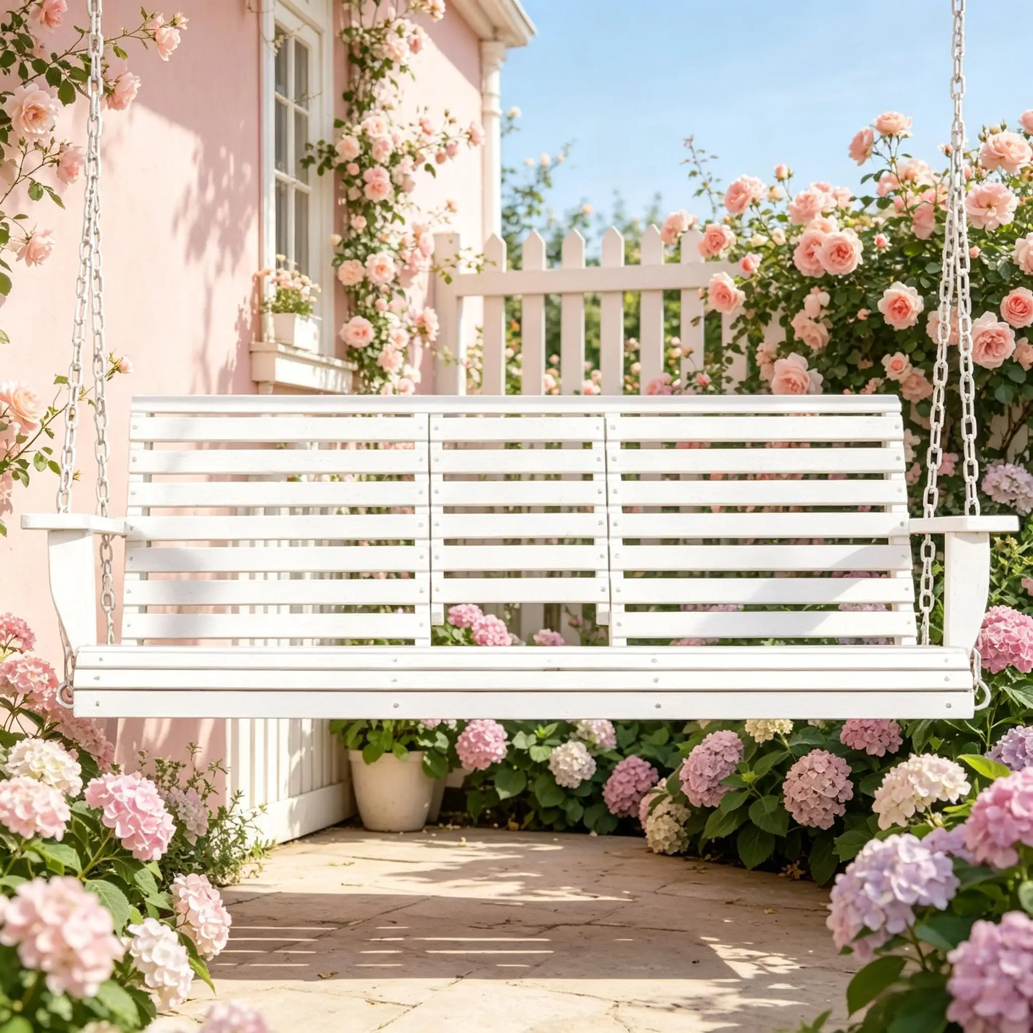 Wooden Porch Swing 1
