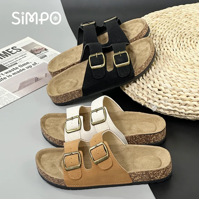 Sandales de plage pour femmes et hommes, pantoufles d'extérieur de styliste, chaussures confortables à enfiler, adaptées à l'extérieur, été, 2024 1
