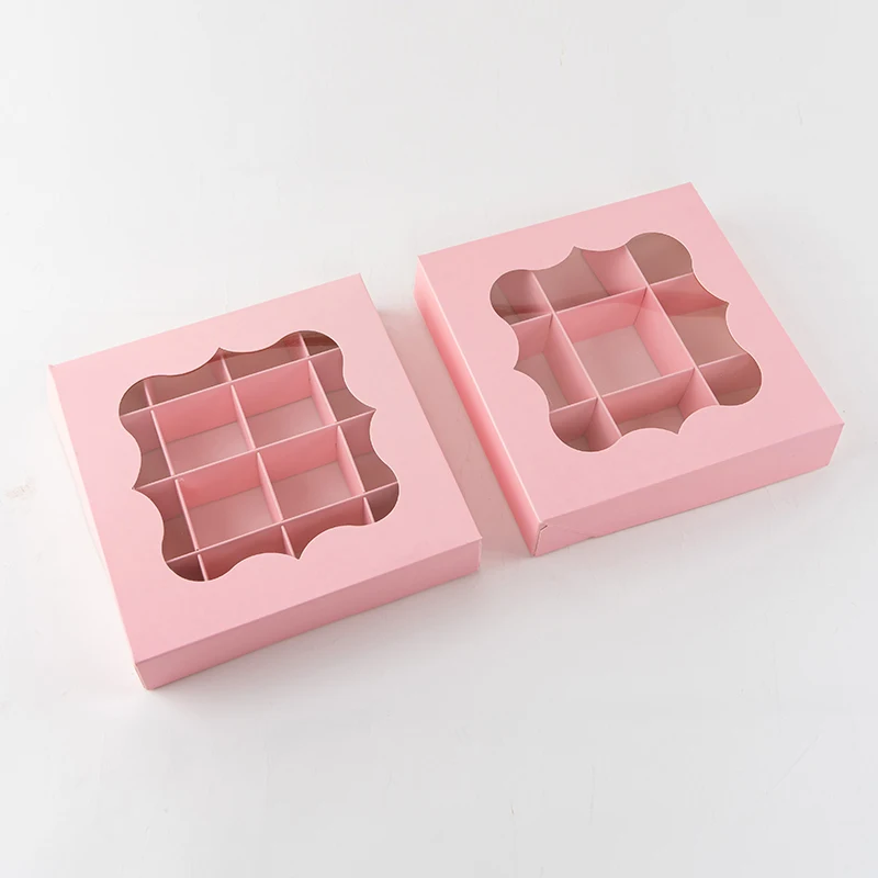5pcs Mini Cupcake and Pastry Chocolate Paper Boxes in White and Pink, Handmade Dessert ... - SKU HDPB1126 - UGI Packaging