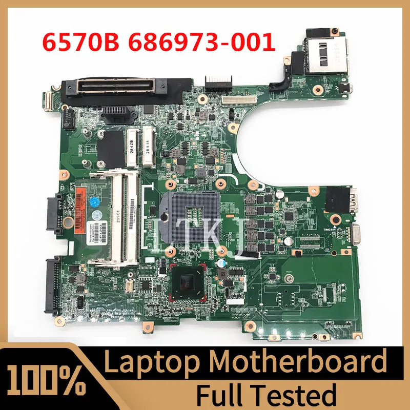 

686973-001 686973-501 686973-601 Mainboard For HP Probook 6570B Laptop Motherboard SLJ8E HM76 DDR3 100% Full Tested Working Well