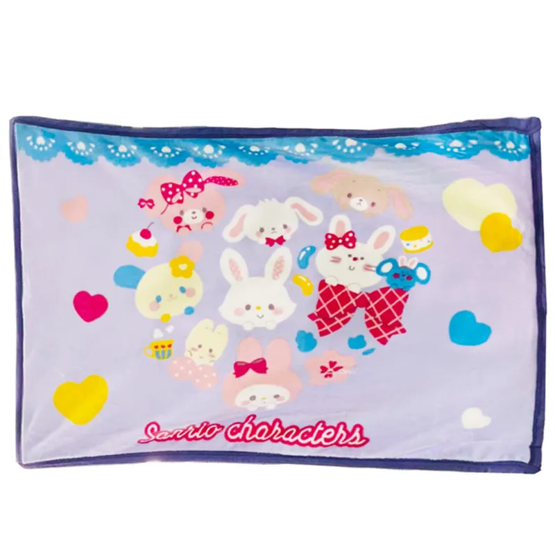 

Usahana Sugarbunnies Blanket for Girls Kids Women Bonbonribbon Kawaii Cute Throw Blankets Cartoon Anime Baby Flannel Blanket