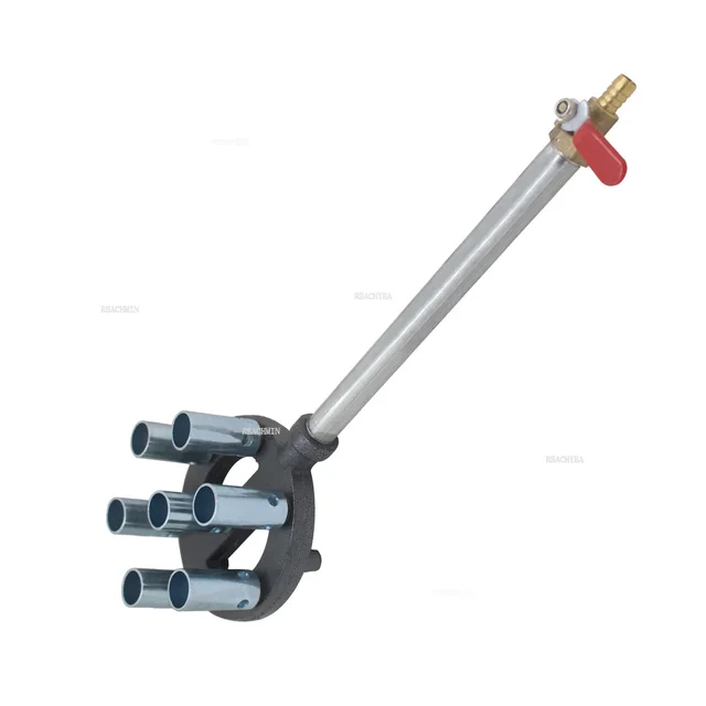 1ชิ้นเตาเหล็กหล่อสำหรับเตาแก๊สธรรมชาติเตาแก๊สเหลวเตาครัวโพรเพนถังแก๊สแบบพกพาเจ็ทเตา5/7/9/12/18หลุม 1