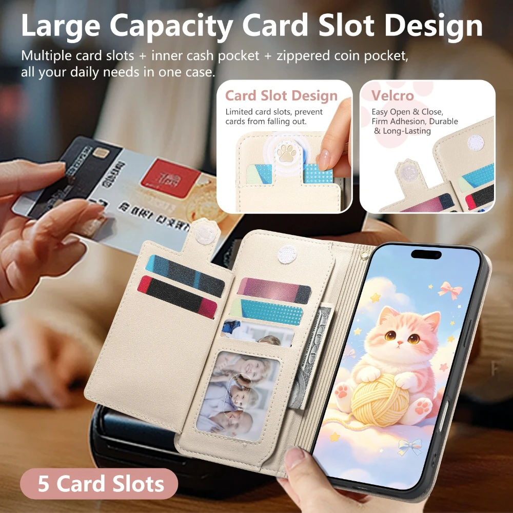 Stylish Crossbody Wallet Phone Case