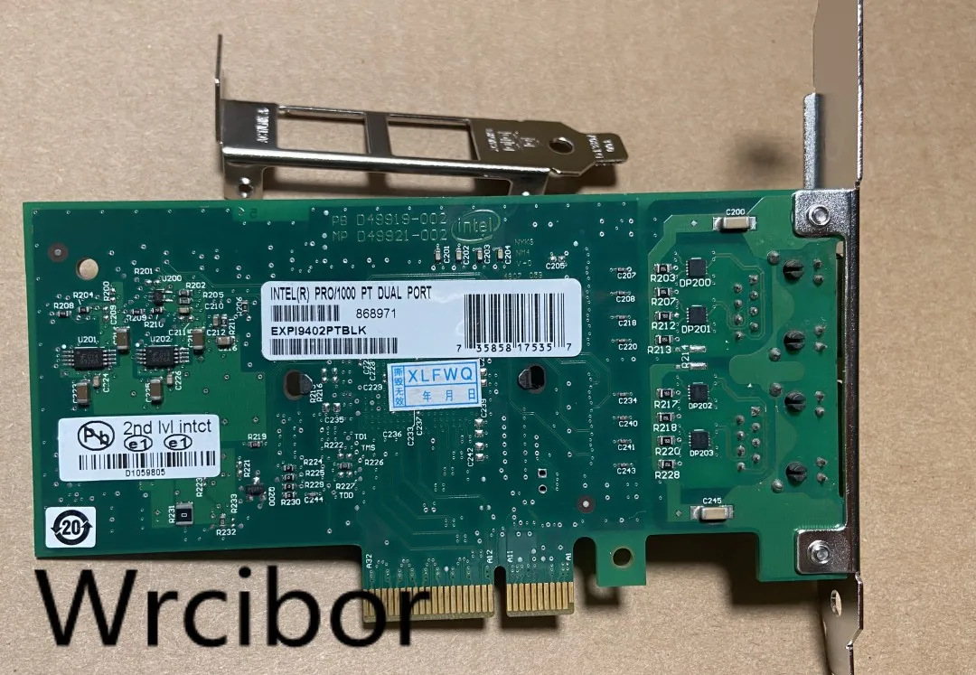 Usado, PCI-E, 9402PT, 82571 Chip, 412651-001, 412646-001, 0X3959, Placa LAN