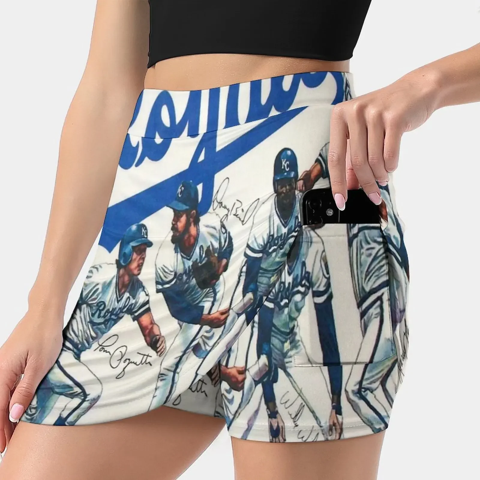 

Kc Royals Team Women's skirt Sport Skort Skirt With Pocket Fashion Korean Style Skirt 4Xl Skirts Kc Royals Team Quotes Funny