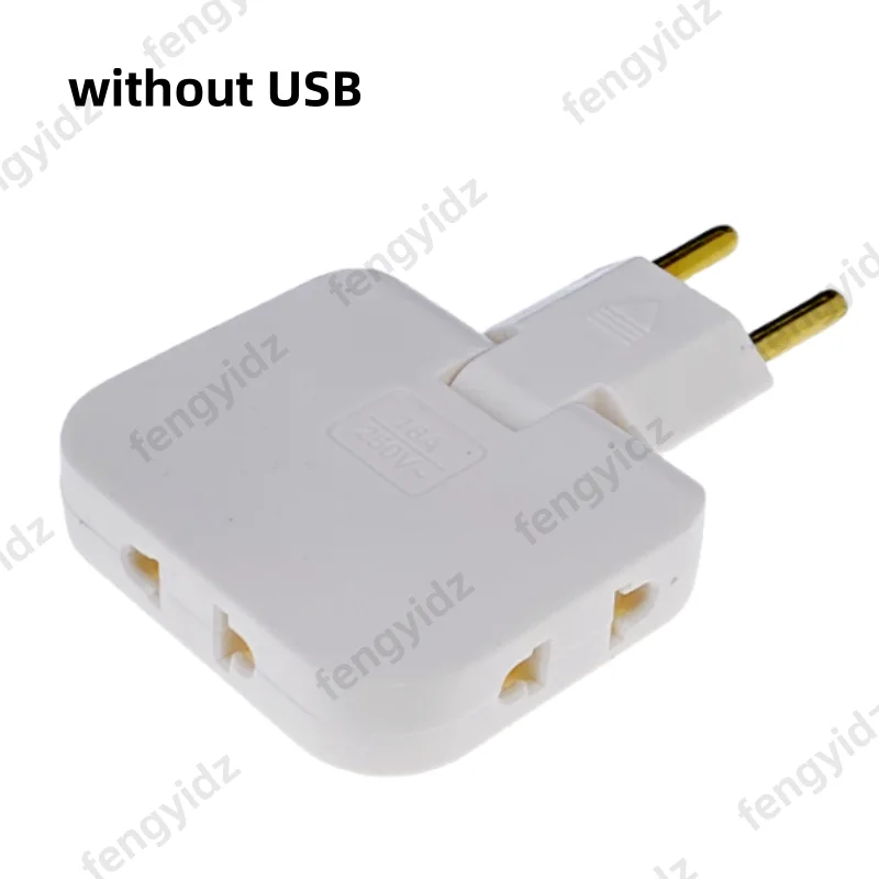 3 in 1 EU Power Socket Plug Adapter Foldable US To EU Travel Aadapters Power Converter KR Plug Electrical Socket AC Outlet