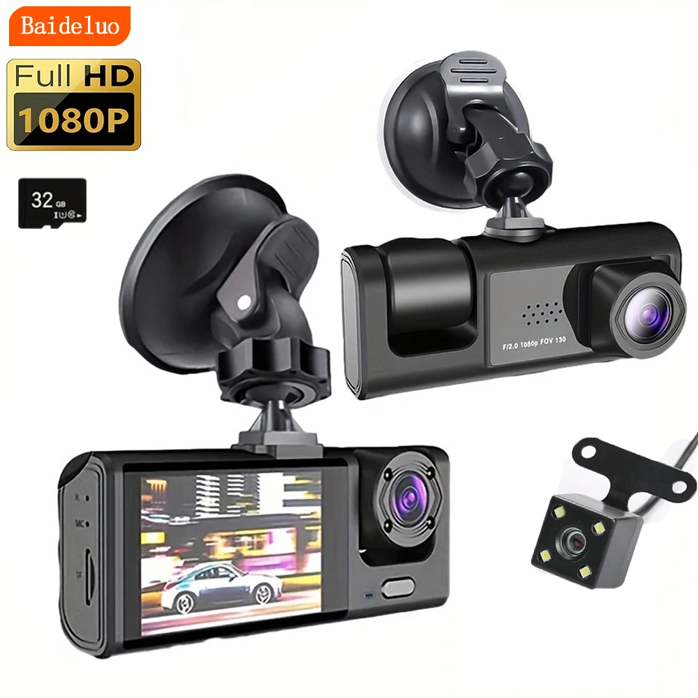 Videocamera per cruscotto Dash Cam 1080P con WiFi integrato GPS, registratore per auto 30 FPS