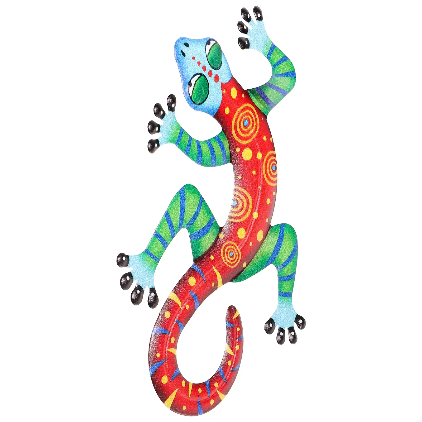 

Doitool Vintage Decor Metal Gecko Wall Decor 3D Lizard Inspirational Sculpture Hanging Pendant Wall Art Ornament