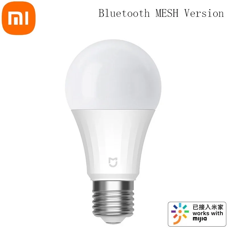 Xiaomi Mijia LED Smart Bulb 5W Bluetooth Mesh Version Controlled By Voice 2700-6500K Adjusted Color temperature |
